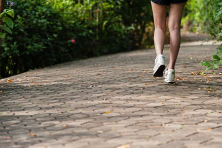 Women  exercise by runningの写真素材