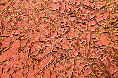 Rusted plate of metal forming artistic textureの写真素材