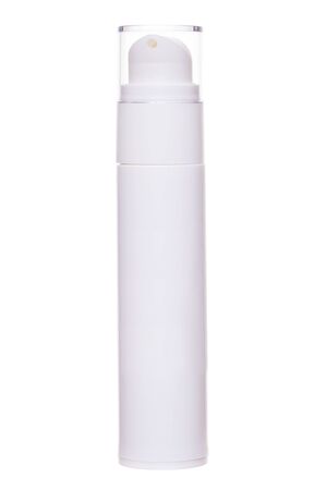 Deodorant bottle isolated over white background. Perfume and deodorant. Freshnessの写真素材