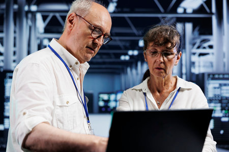 Senior employees preventing strain on data center devices caused by AI applications driving up power...