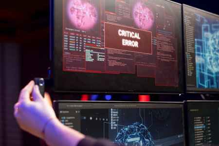Hacker sees critical error popup on PC after inserting USB stick with malware to breach company...