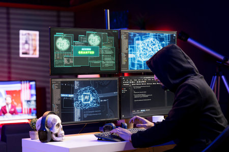 Rogue technician getting access granted message after using AI malware undetectable by antivirus....