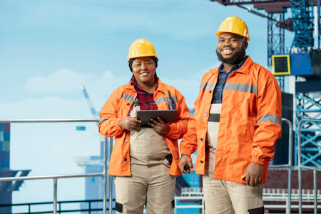 Jolly drilling rig workers evaluate spill prevention infrastructure systems to reduce ocean...