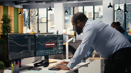 Trader frightened by security alert on PC after hacker uses exploit to penetrate systems. Brokerage...