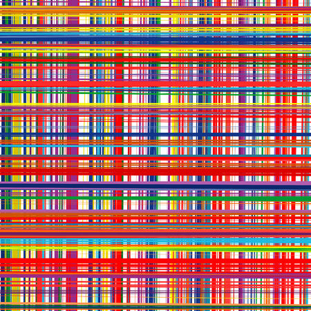 Abstract art rainbow curved lines colorful background 11のイラスト素材