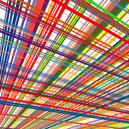 Abstract art rainbow curved lines color vector background 16のイラスト素材