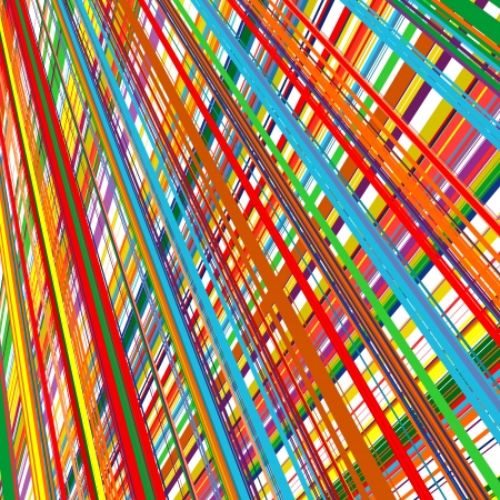 Abstract art rainbow curved lines color vector background 18のイラスト素材