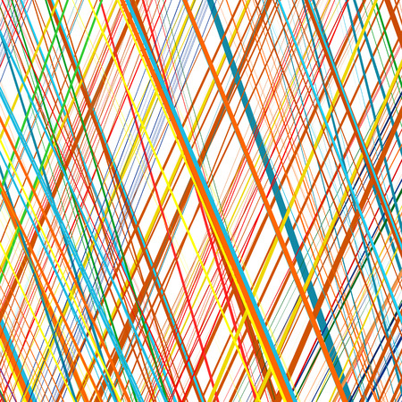 Abstract rainbow curved stripes color line art vector backgroundのイラスト素材