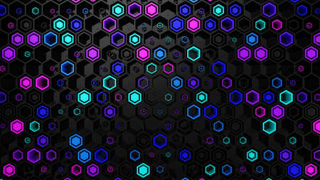 Background of Hexagons