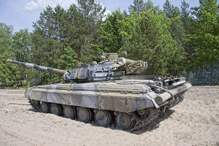 Tank at the tactical fieldのeditorial素材