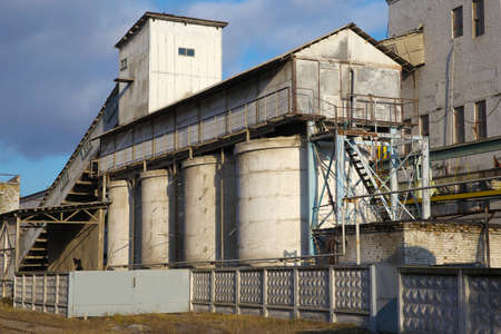 Old factory in the city industrial zoneの写真素材