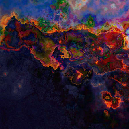 Abstract background design with splashes of paintの写真素材