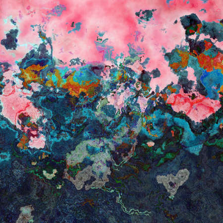 Abstract background pattern with color splashesの写真素材