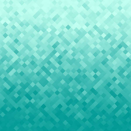 Abstract background pattern with sea-green tiles