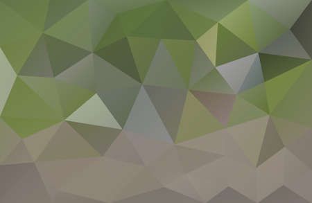 Abstract background in polygonal style with gray and green trianglesのイラスト素材