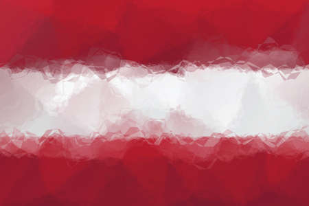 latvian flag - triangular polygonal patternの写真素材