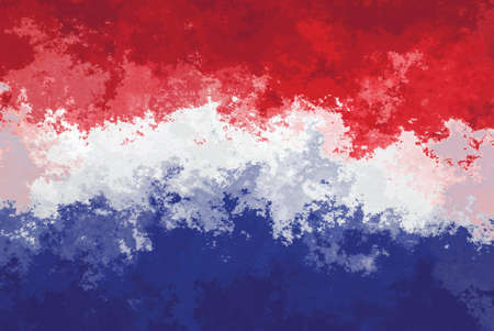 Luxembourg flag - grunge design patternの写真素材