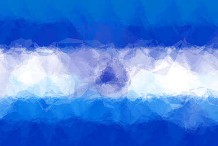 Nicaraguan flag - triangular polygonal patternの写真素材