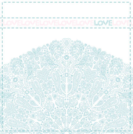 Valentine cardのイラスト素材