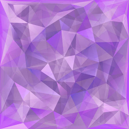 Abstract vector geometric vector pattern of purple triangles with transparent crystal effectのイラスト素材