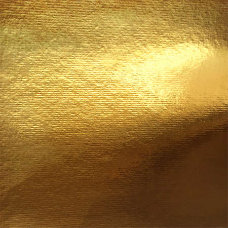 Vector golden foil background template for cards, hand drawn backdrop.のイラスト素材