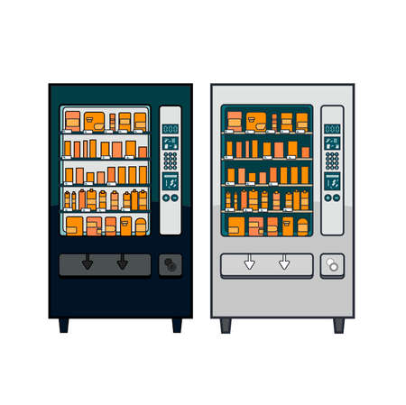 Vending machine illustration.のイラスト素材