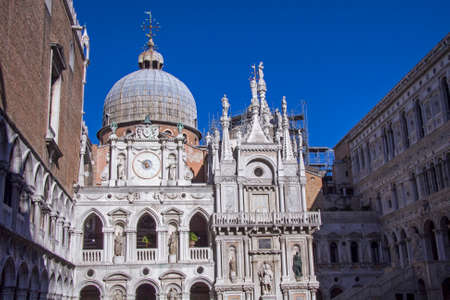 Venice building background.のeditorial素材