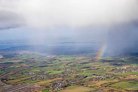 atlantic ocean aerial viewの写真素材