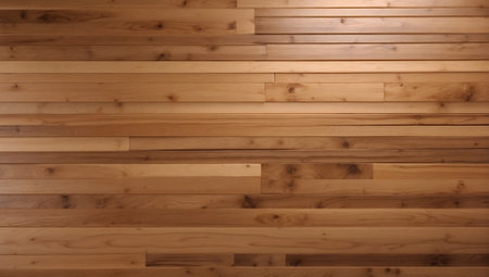 Wooden pattern and tiles background. Minimal abstract natural background concept. With copy space.の素材