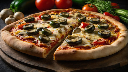 Italian dishes. Delicious food and healthy Mediterranean diet idea. Italian dishes. Copy space.の素材