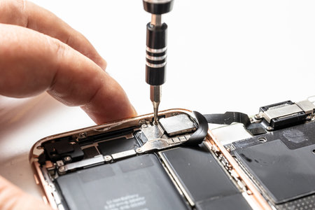 Smartphone battery replacement, repair, LCD panel replacement