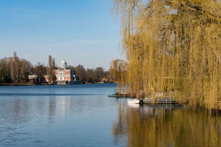 A view to the Marble palace in Potsdamのeditorial素材