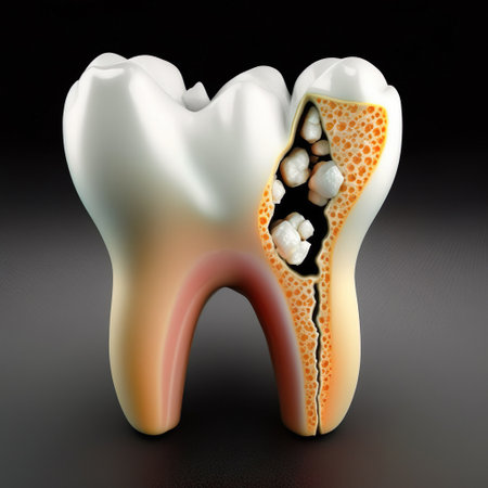 Sensitive teeth. Mouth and teeth health concept. various dental diseases. Generative AIの素材