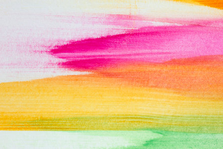 Multicolor creative watercolor background. Abstract stains and lines. Banner. Copy space for text.の写真素材