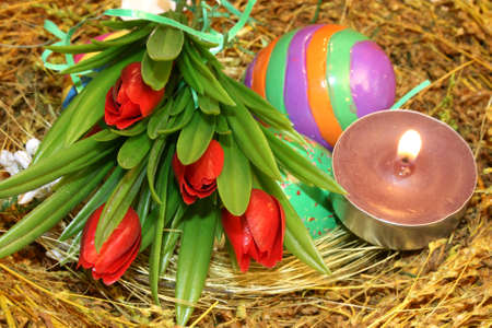 easter decorationの写真素材