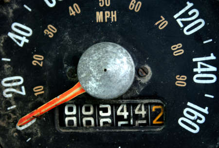Retro speed meterの写真素材