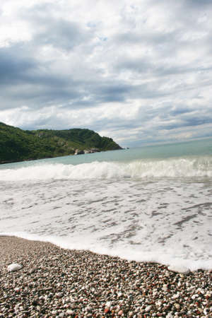 Montenegro beach sceneの写真素材