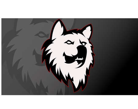 face of Fox  Logo Designのイラスト素材