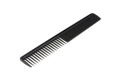 New modern hairbrush isolated on white background.
