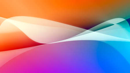 Colorful abstract curve creative texture background (High-resolution 2D CG rendering illustration)