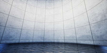 Abstract geometric stage texture background (High-resolution 3D CG rendering illustration)の写真素材