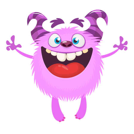 Cute cartoon monster character 