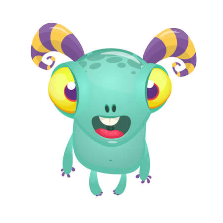 Cartoon monster. Vector illustration isolatedのイラスト素材