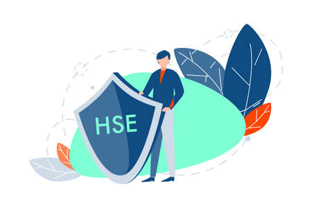 Health insurance, safety, environment, protection, care conceptのイラスト素材