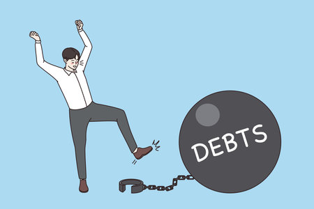 Financial success and wealth conceptのイラスト素材