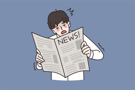 Bad news and media conceptのイラスト素材