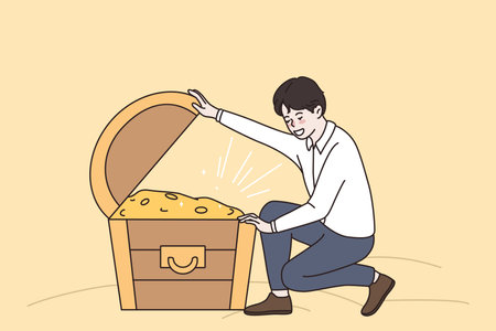 Success wealth and riches conceptのイラスト素材