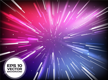Abstract Space Tunnelのイラスト素材