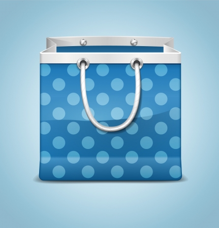 Realistic Shopping Bagのイラスト素材