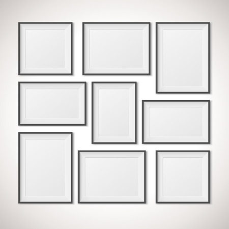 Multiple Frames vector illustrationのイラスト素材